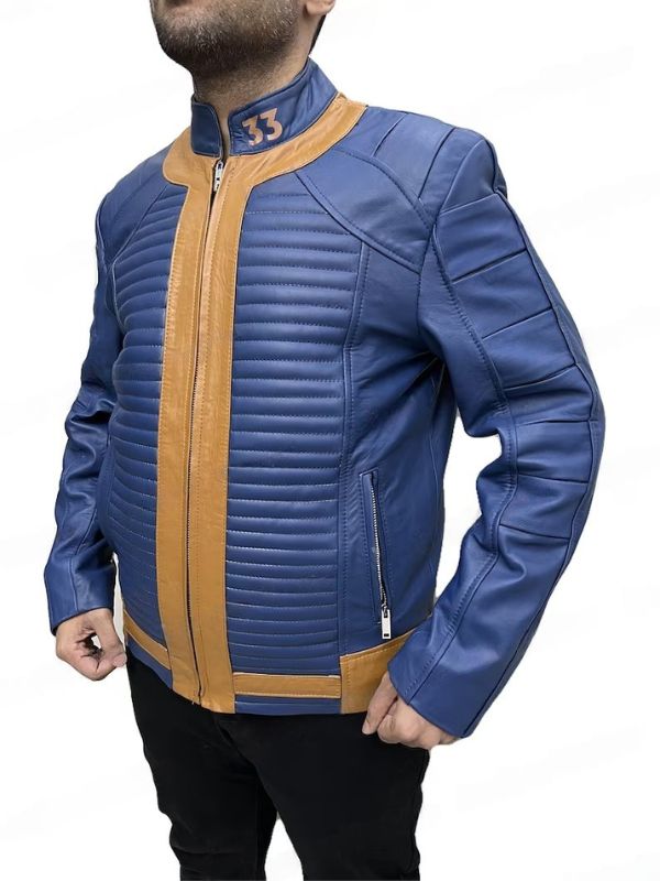 Fallout Lucy MacLean Vault 33 Blue Leather Jacket – Street
