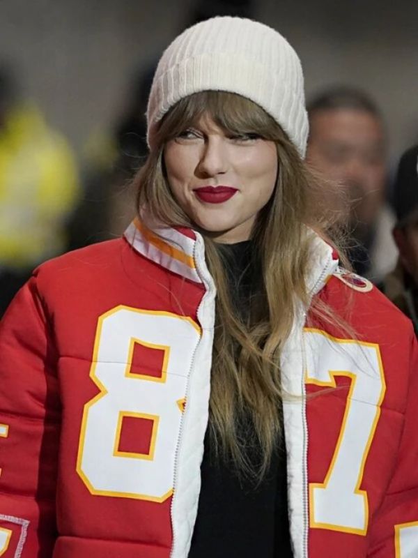 Chiefs Taylor Swift Kelce Red Puffer Jacket Sale Street Outerwears