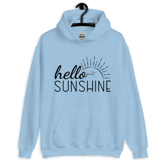 Hello Sunshine Unisex Pullover Hoodie - Free Delivery