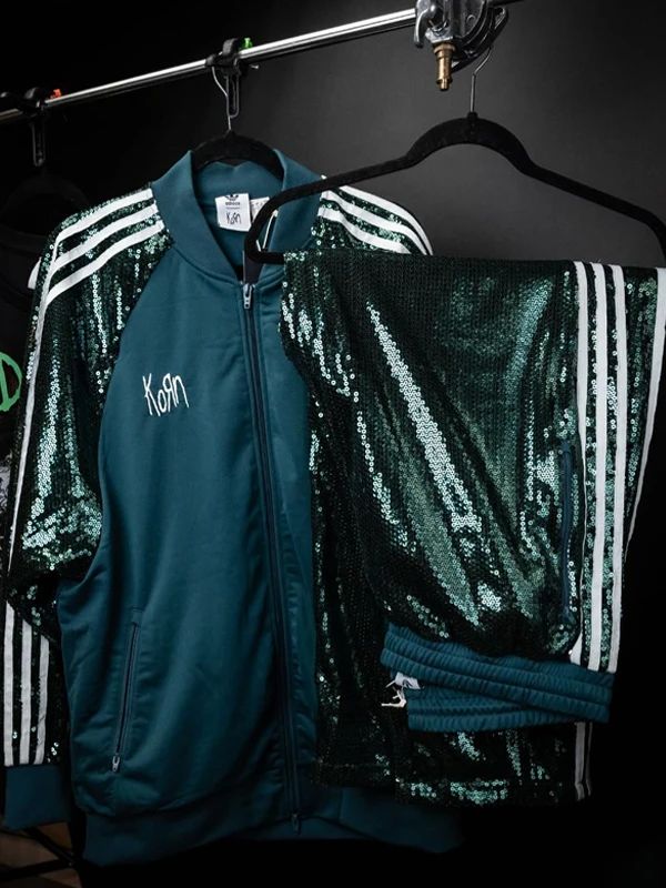 Sequin track jacket sales