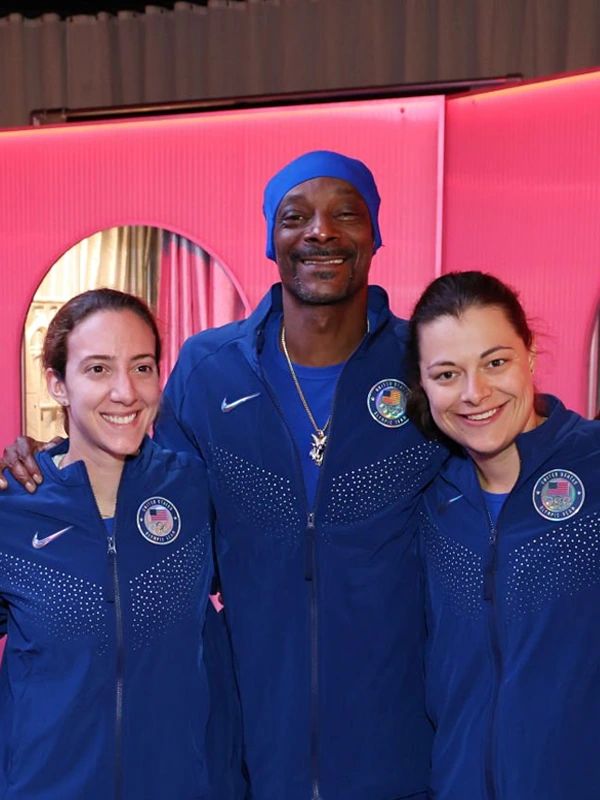Paris Olympics Snoop Dogg USA Blue Jacket XL Women